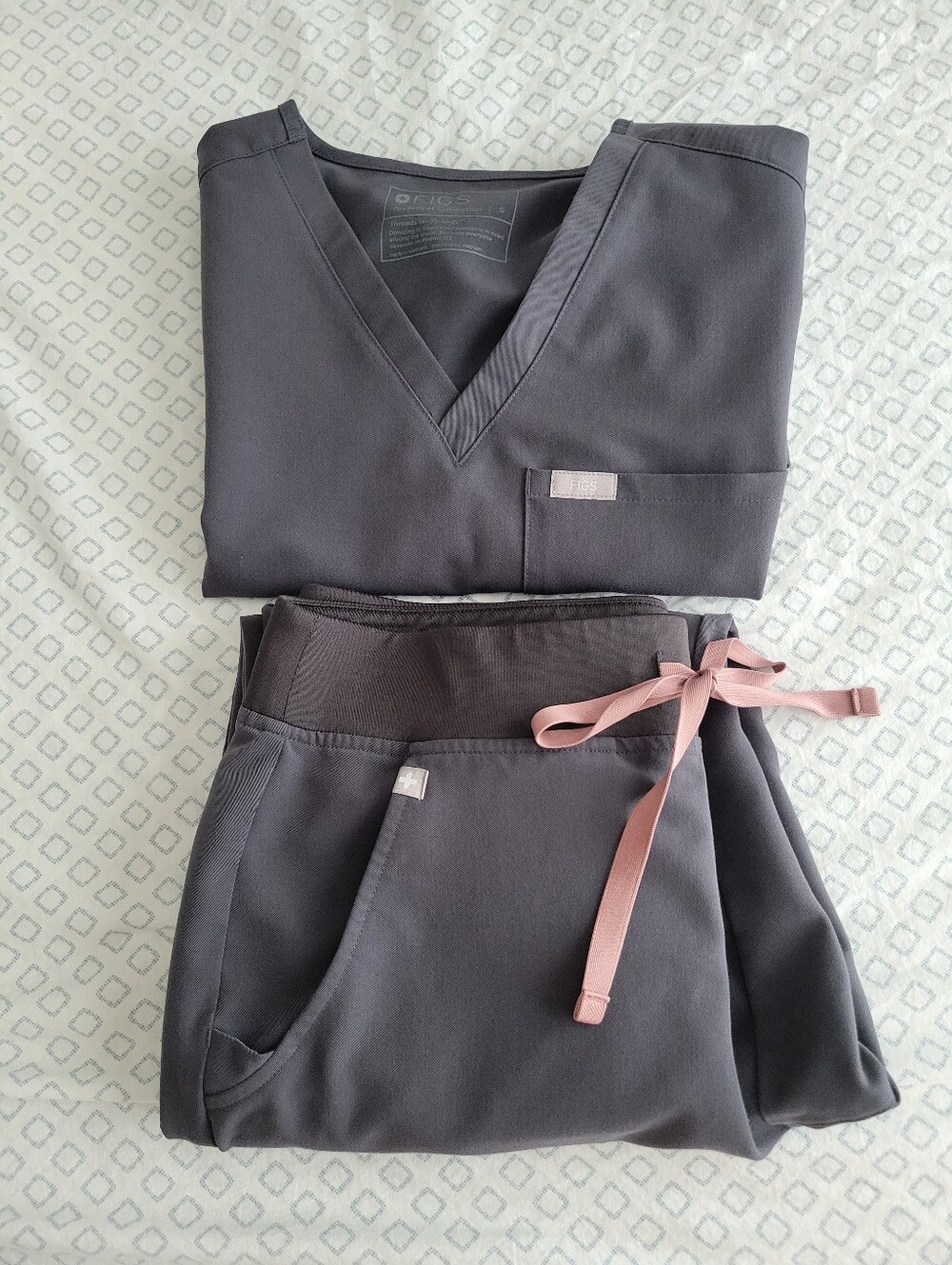 Figs Scrubs Charcoal Small Limited Edition